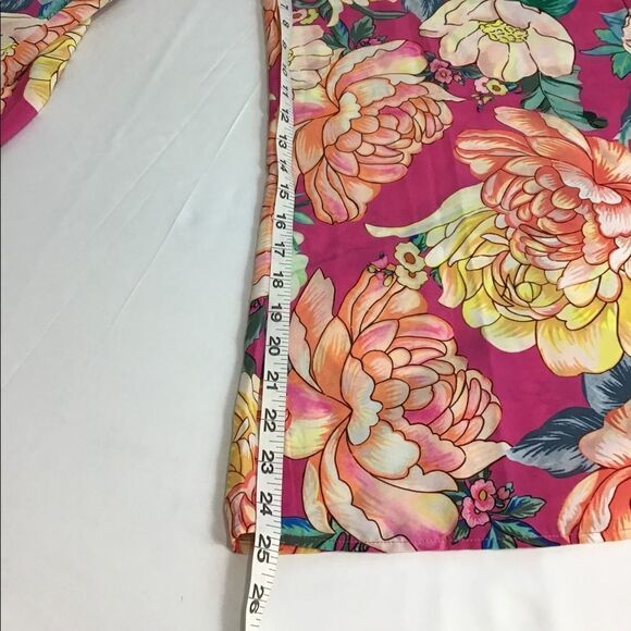 Anthropologie Farm Rio Eulalie Wide-Leg Jumpsuit Floral Pastel Size Small New - Picture 8 of 16